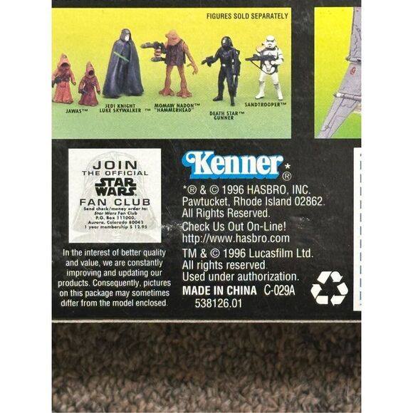 Kenner Star Wars Power of the Force speeder bike and action figure - Picture 3 of 7